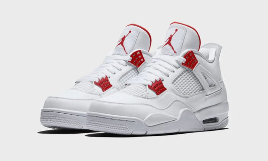 NIKE AIR JORDAN 4 RETRO "RED METALLIC" SNEAKER